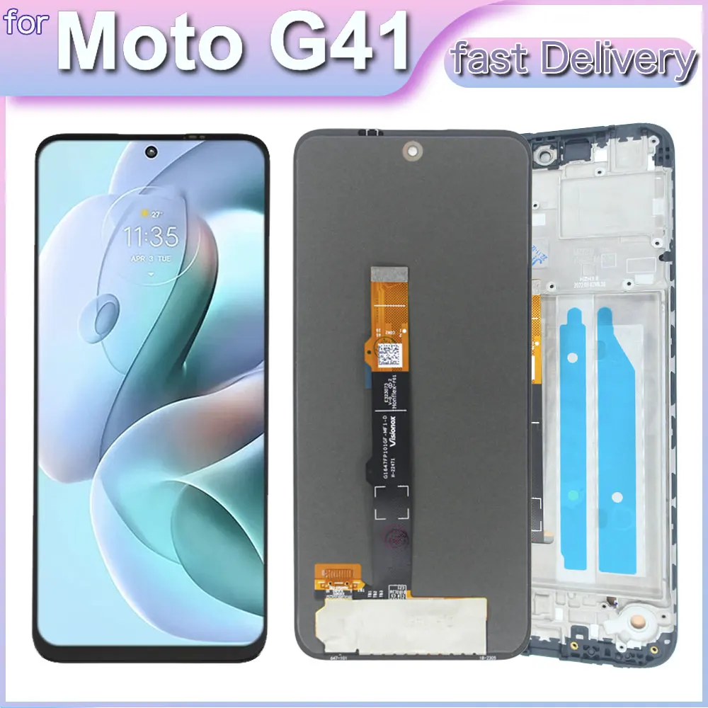 LCD for Motorola Moto G41 LCD Display Touch Screen Digitizer Assembly for Moto G41 Mobile Phone LCD Screen XT2167