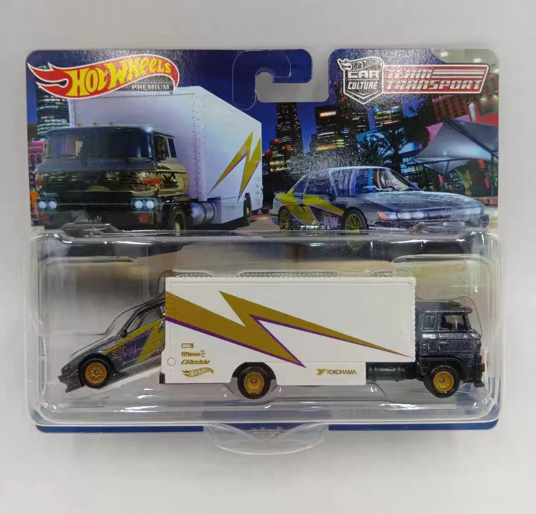 Original Hot Wheels 1:64 Team Transport Cars NISSAN SILVIA S13  SAKURA SPRINTER Collection Metal Model Diecast Car FLF56 Gifts