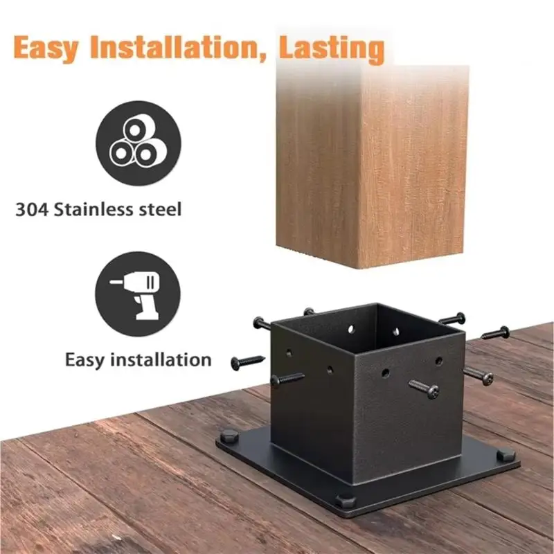 

Стабилизированные кронштейны держателя столба металла для колонны пергол балконов и на открытом воздухе структур 37ДЖД