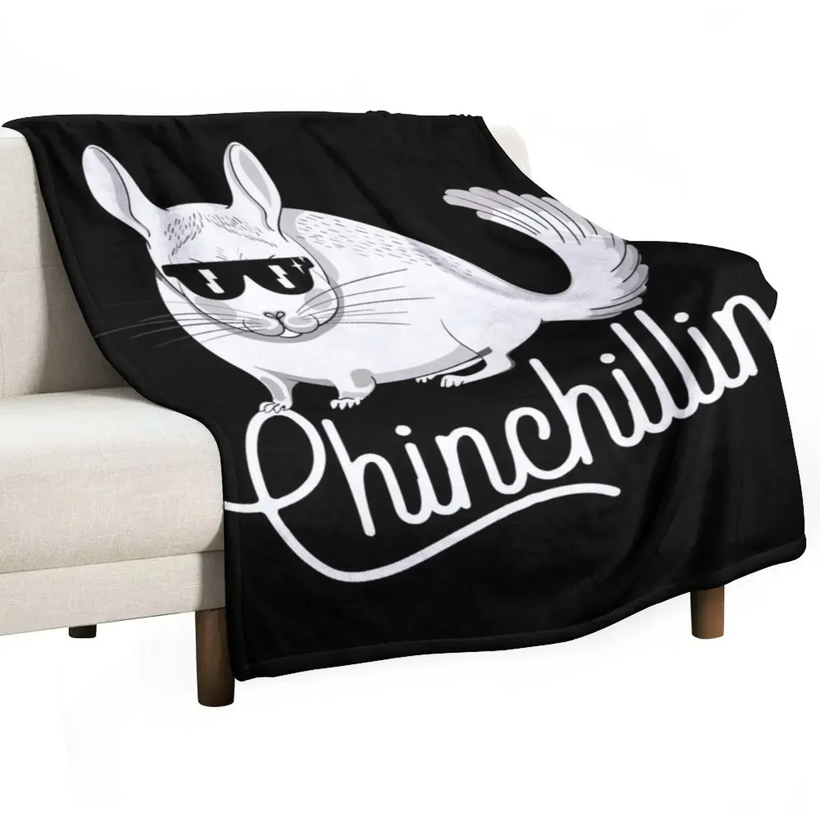 

chinchilla chinchillin animal lovers Throw Blanket Large christmas decoration Blankets