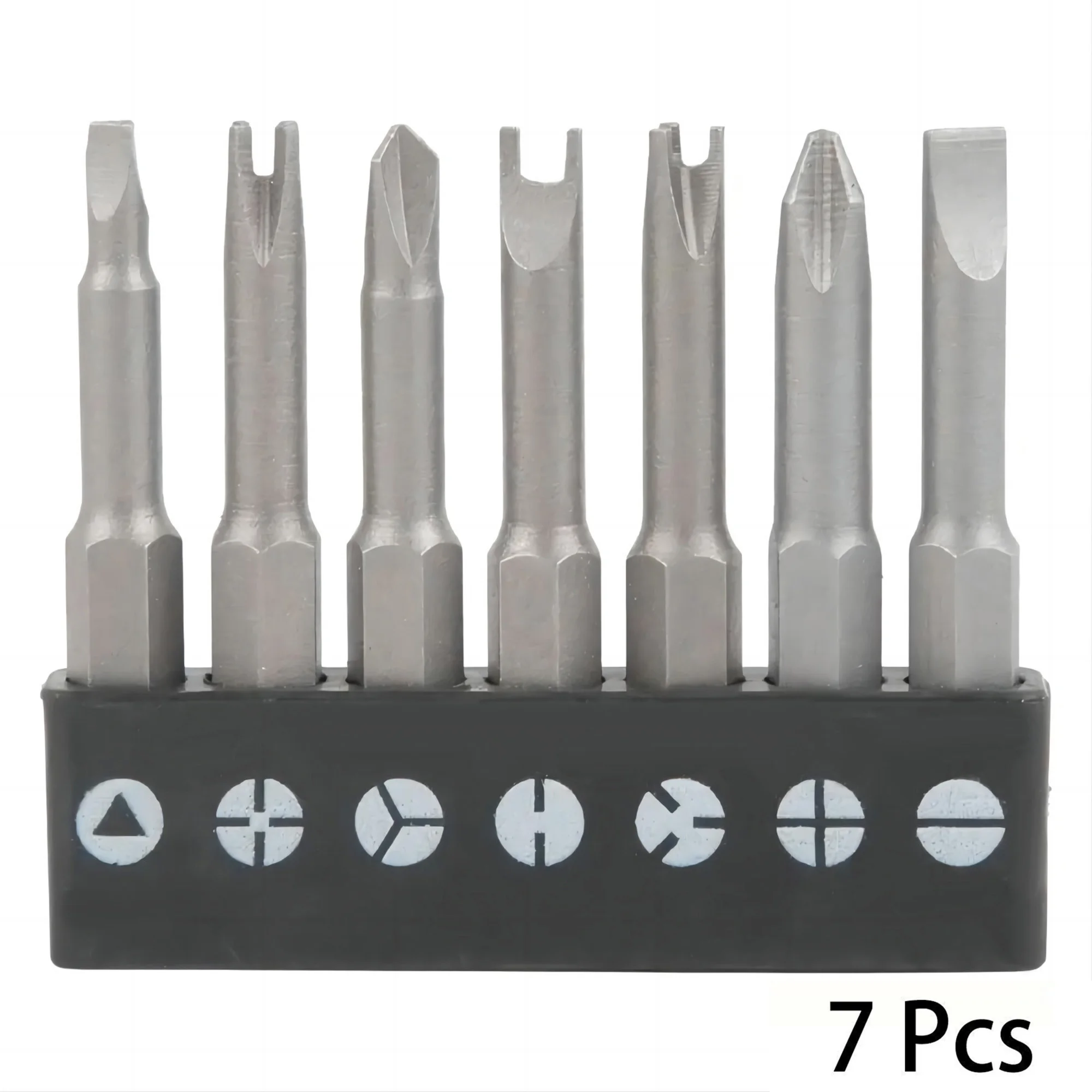 STONEGO Special-Shaped Screwdriver Bit Set - PH2, Slotted, Torx, Triangle, U, Y Shape, 50mm Screwdriver Bits, 5/7/13Pcs