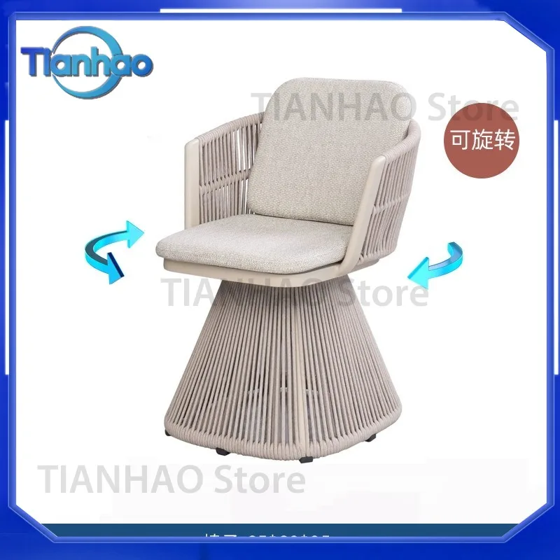Waterproof Sunscreen Outdoor Patio Table and 4 Chairs Set for Villa Garden Courtyard Leisure Terrace