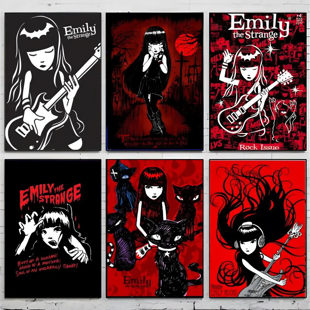 Gothic Quirky E-Emily The Strange Poster Superior Home Space Pub Indoor Decorative Art & Home Decor