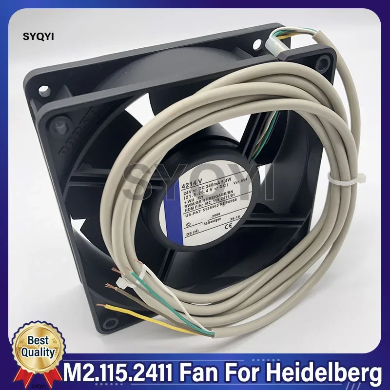 

M2.115.2411 Вентилятор SP74 4214 В для запасных частей для машины Heidelberg SM74 SX74 PM74 QM46