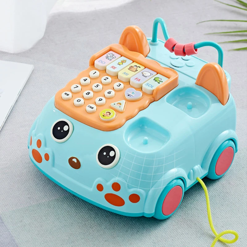 Baby Enlightenment Early Education Toy Telephone Story Machine Children  Musical Piano Phone Play House Toy Child Infant Gift