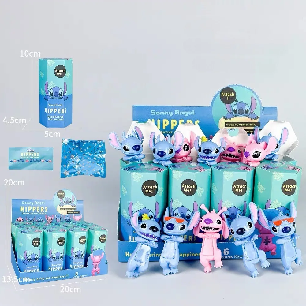 

Stitch Angel Surprise Blind Box Party Angel Mysterious Blind Box Cute Anime Figures Christmas Model Doll Gifts Kids Toys