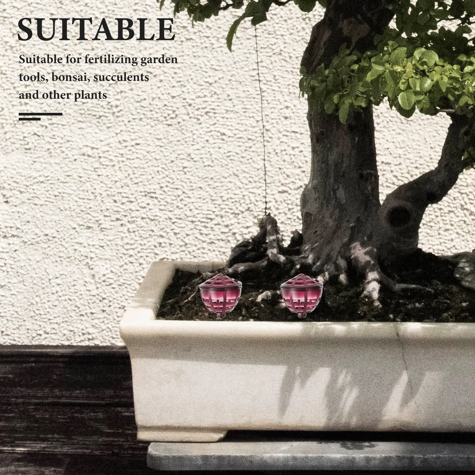 

10Pcs Bonsai Fertilizer Boxes Plastic Gardening Fertilization Containers Reusable Slow Release Fertilizer Basket for Orchid