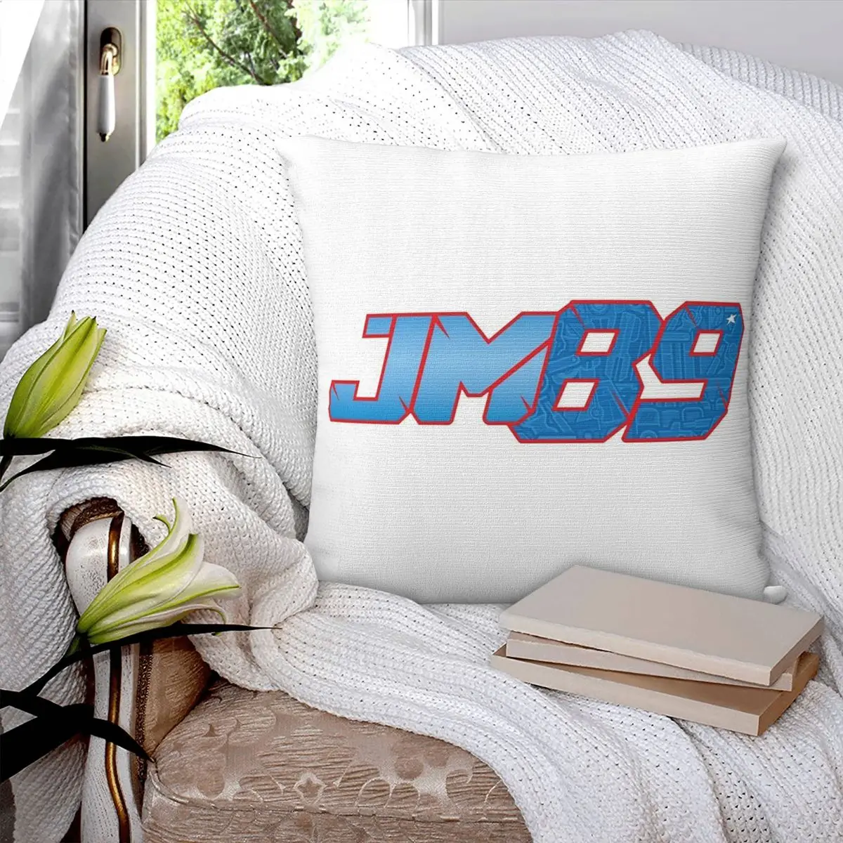 Jorge Martin Number 89 Square Pillowcase Pillow Cover Polyester Cushion Decor Comfort Throw Pillow for Home Car