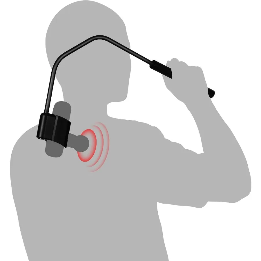 

Держатель массажного пистолета для спины, предназначенный для достижения твердого доступа, совместимый с большинством супер мини-массажных пистолетов, включая милый X1