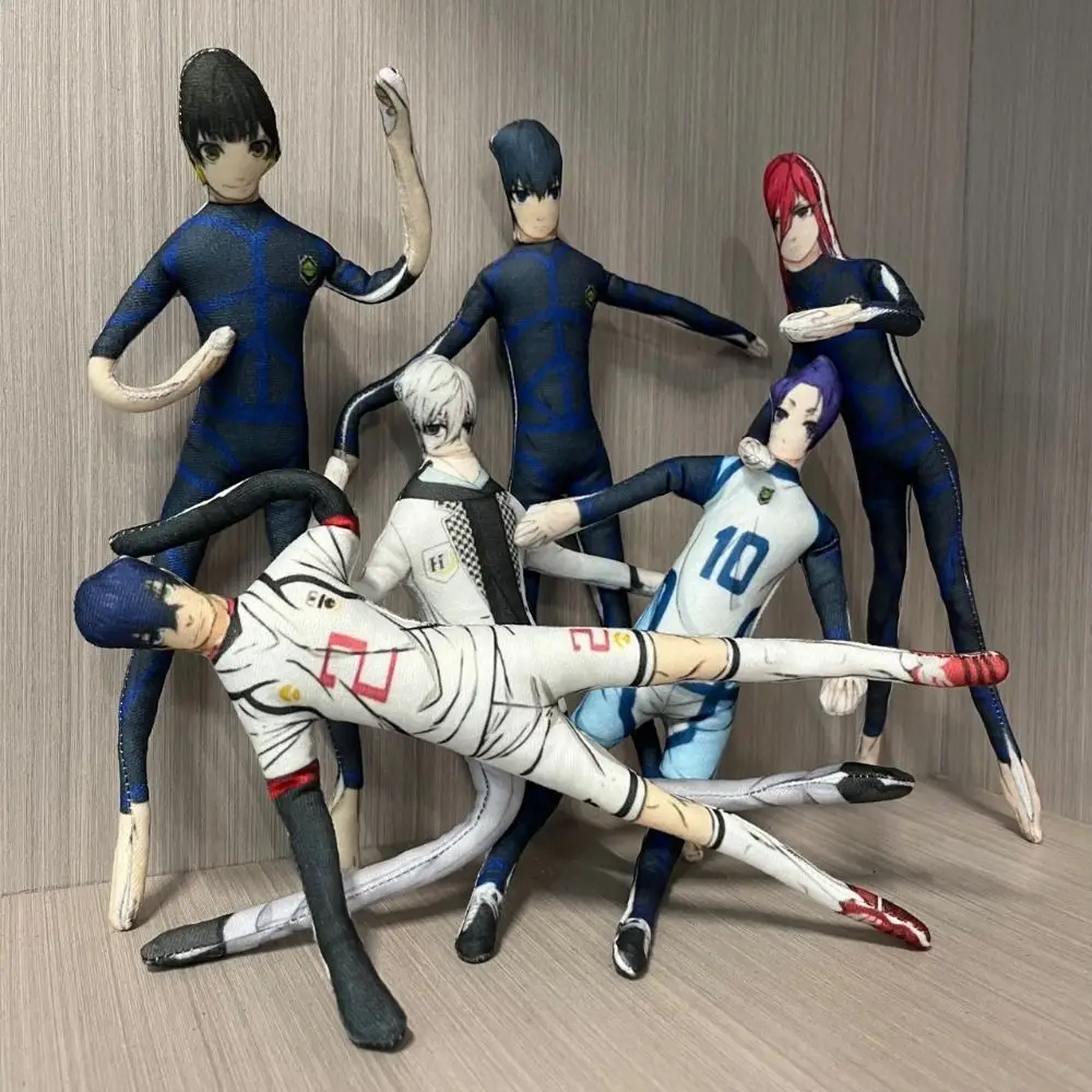 

Blue Lock Plush Toy Stuffed Game Anime Figure Dolls Twistable Shape Isagi Yoichi Room Decor Anime Peripheral Creative Gifts