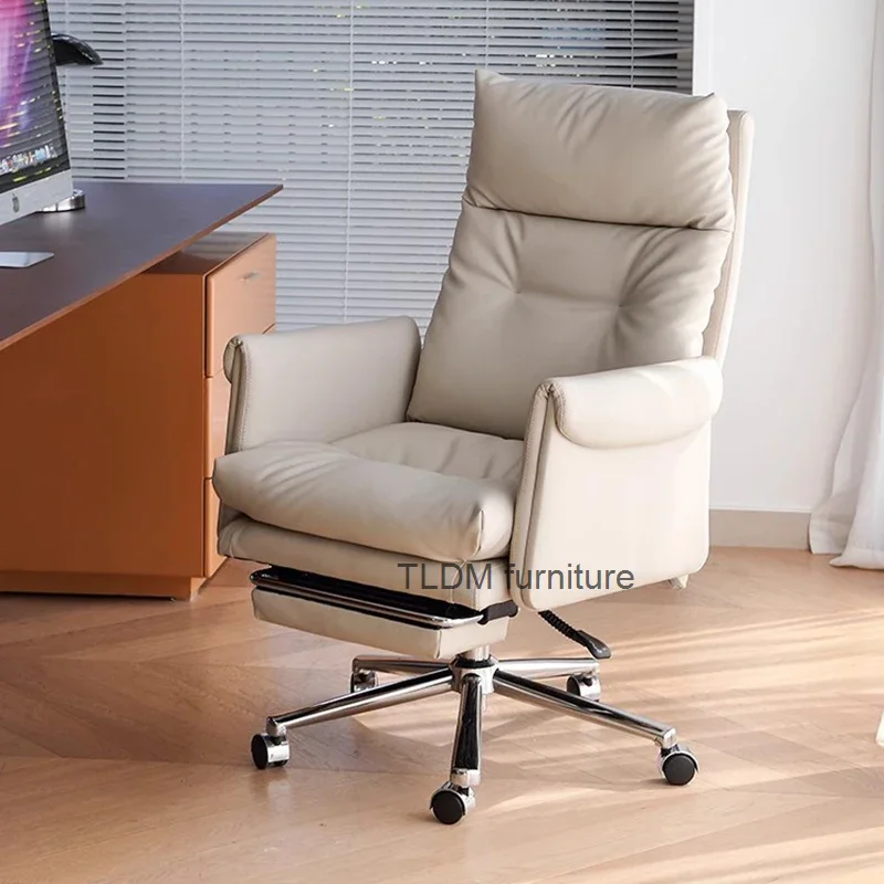 

Bedroom Office Chairs Swivel Designer Work Study Comfy Lazy Rolling Computer Chair Recliner Sillas De Escritorio Salon Furniture