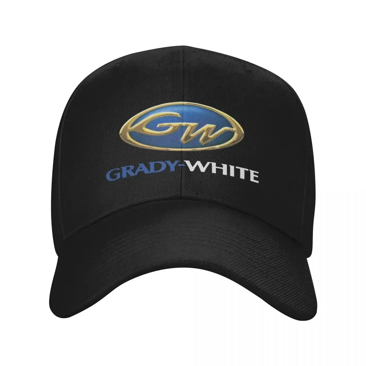 

Grady White Logo Baseball Cap Luxury Brand Big Size Hat Rugby Women's Men's