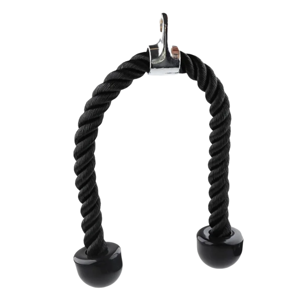 

Portable Triceps Pull Down Rope Multi-Use Stable Fitness Attachment Cable Nylon Heavy Duty Gym Pulldown Rope