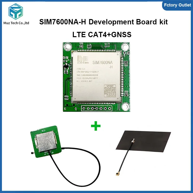 

Комплект макетной платы SIMcom SIM7600NA-H 4G LTE CAT4 suporrt GNSS, комплект основной платы с антенной для Северной Америки