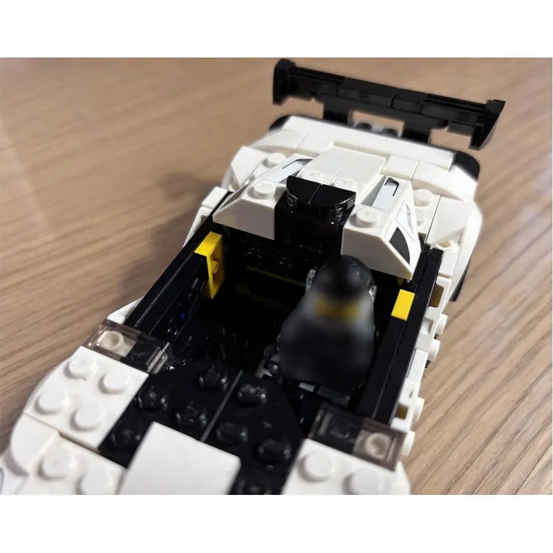 225 pièces MOC- 214604   Lamborghini Huracan STO voiture supercar Technique véhicule figurines classique rallye coureurs blocs de construction jouets pour