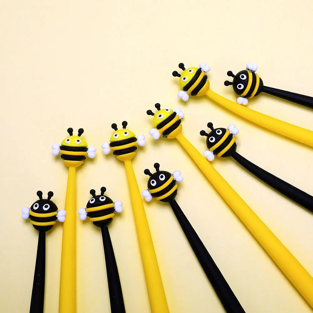 4pcs Cartoon Writing Pens Adorable Animals Shaped Office Ballpoint Pens Pigment Ink Smooth Writing Cute Pen Comfort Grip