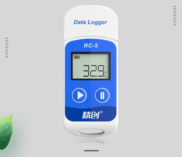 RC-5+ PDF Temperature Data Logger RC-5 USB Data Logger Datalogger Recorder Upgrade for Refrigeration Cold Chain Transport Labs