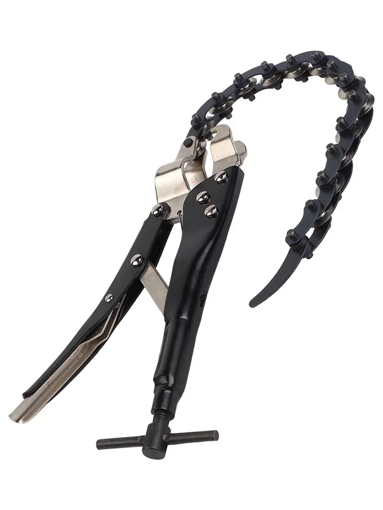 

Chain Exhaust Tube Pipe Cutter Multiple Cutting Wheels Car Tailpipe Cutter Tool Car Chain Exhaust Tube Pipe Cutter