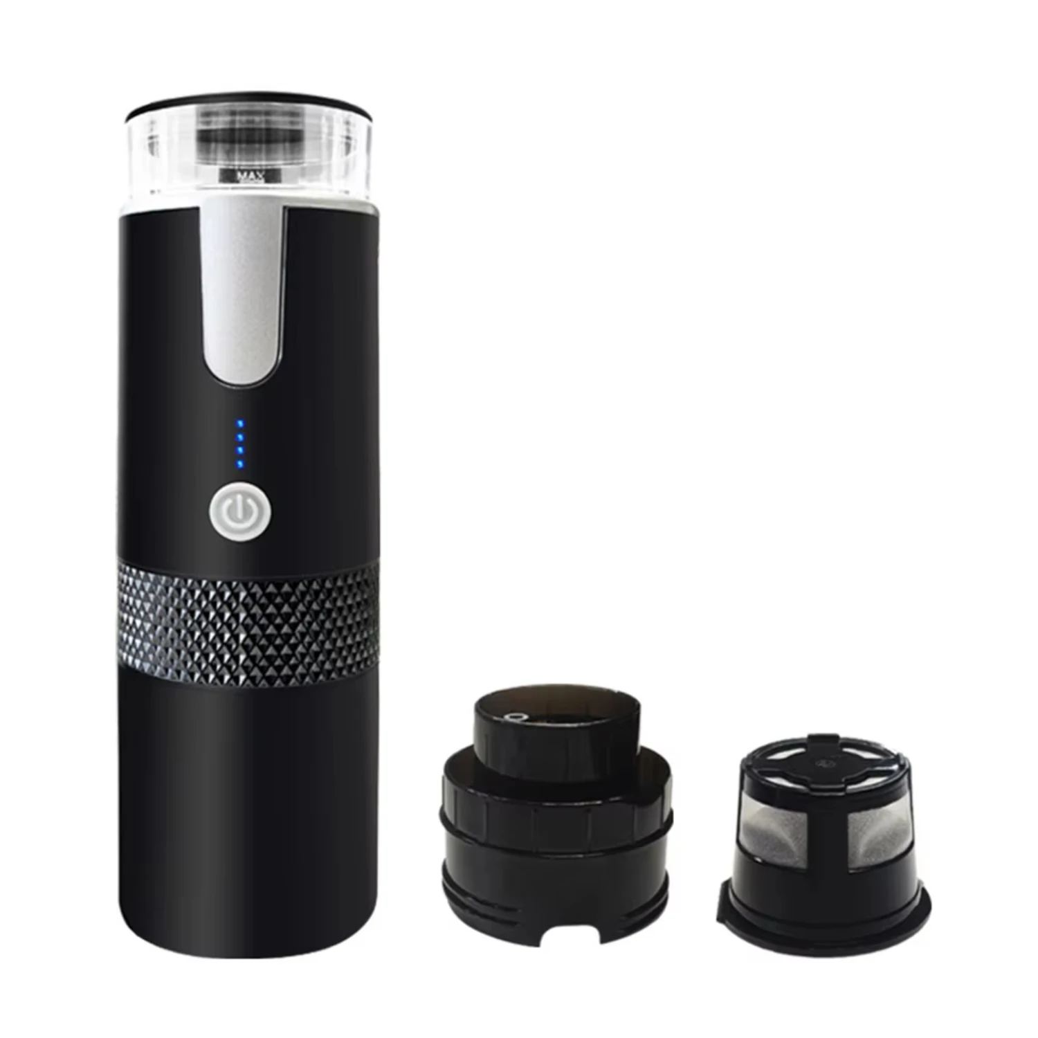 

Portable coffe maker Espresso Rechargeable Coffee Machine Outdoor Travebuilt-In Battery Extraction Powder & Capsule