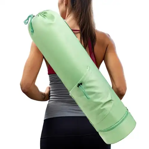 드로스트링 요가 매트 숄더백, 요가 매트 보관 숄더백, 여행용 체육관 요가 매트, 정리함 가방, 키