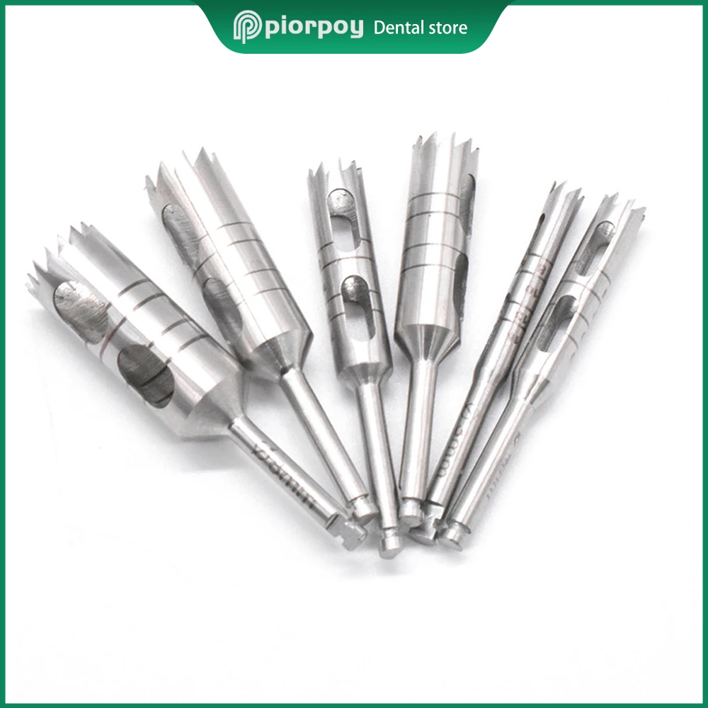 PIORPOY 1 Pcs Dental Implant Bone Trephine Drill Bur Stainless Steel Dentistry Planting Tools Dentists Instrument Accessories