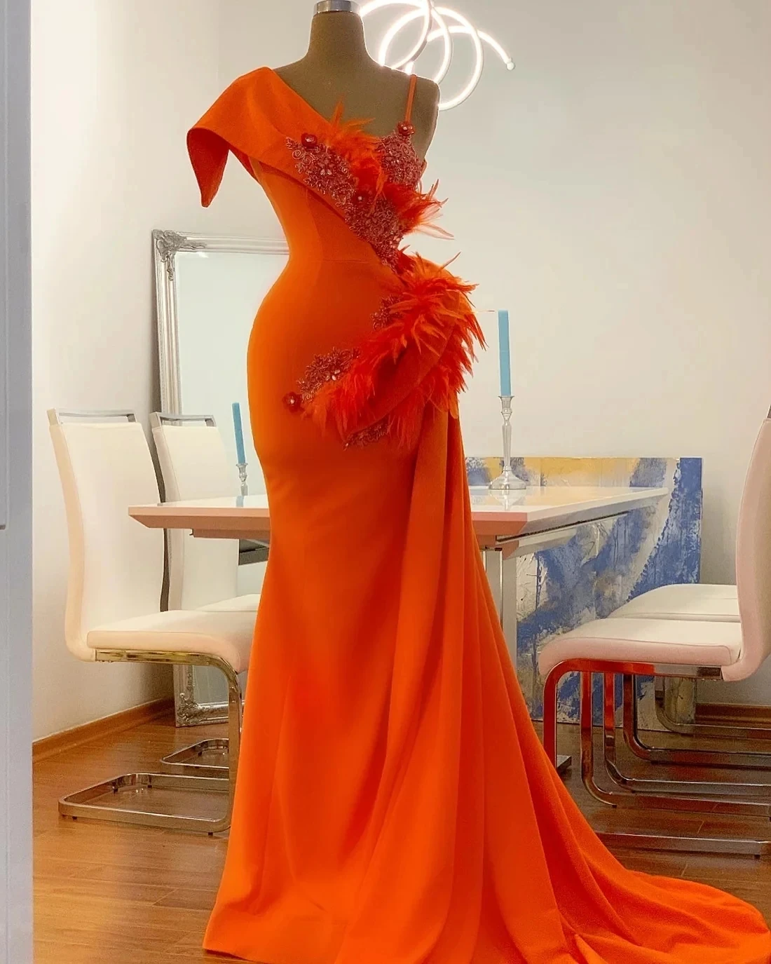 Orange Prom Dresses…