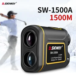 SNDWAY Telescope Laser Range Finder 600m 1000M Digital Distance Meter Hunting Monocular Golf Rangefinder Roulette Tape Measure