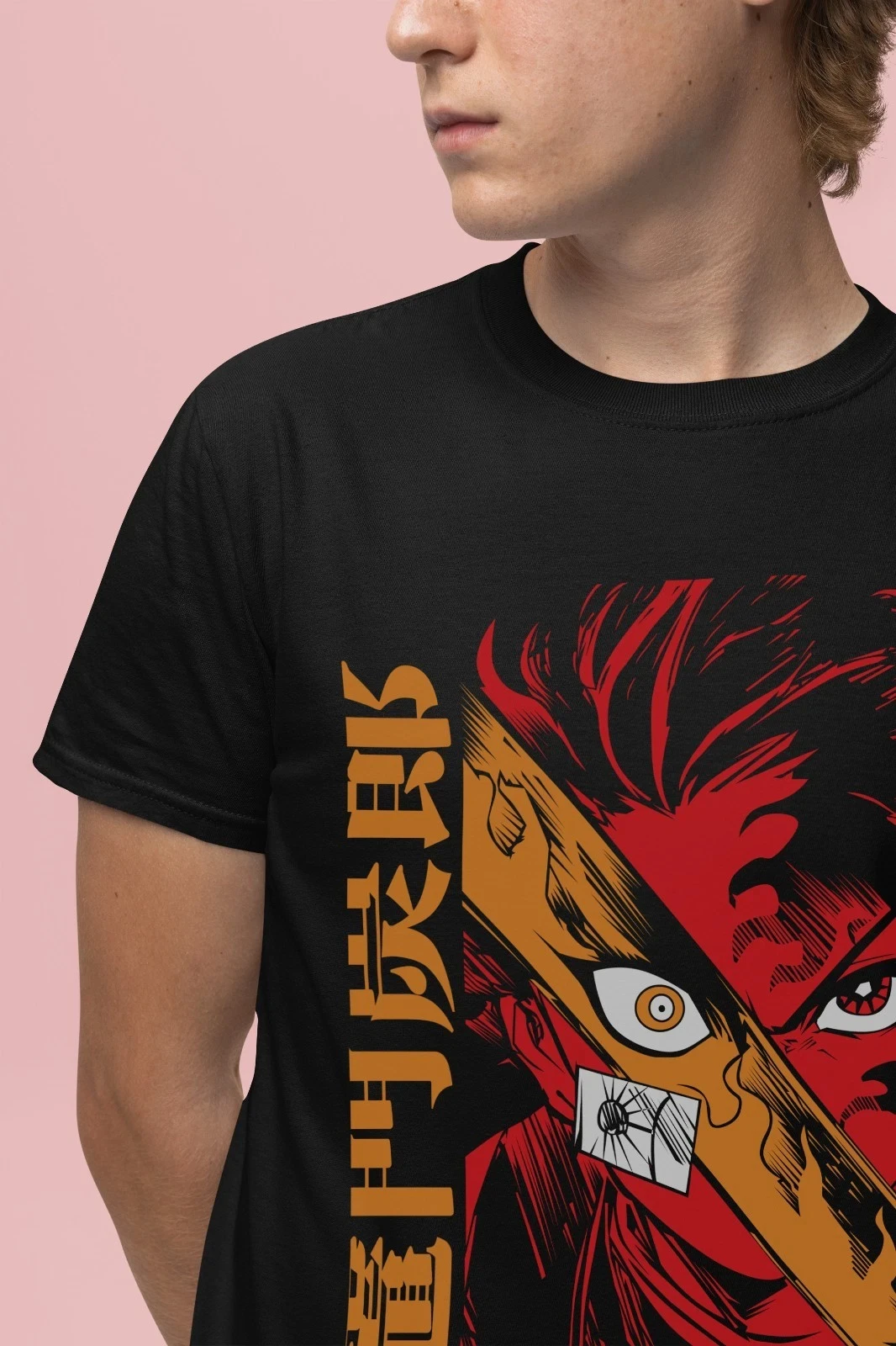 Relaxing and Comfortable Demon Slayer Tanjiro Zenitsu KNY Nezuko Inosuke Akaza Muzan  2026 New Cotton Summer for Men