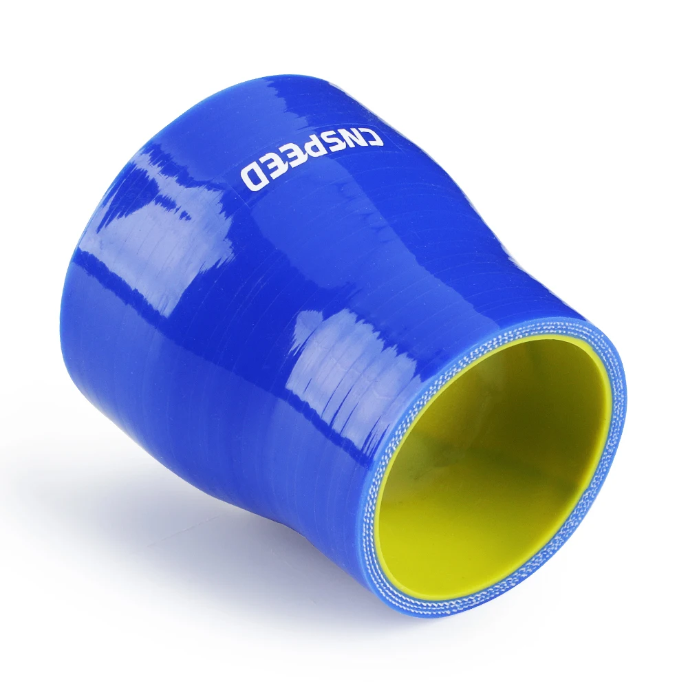 Tubo de admisión Turbo, manguera de silicona, reductor recto, adaptador de acoplamiento, Intercooler 2 "-2,5" 51mm-64mm 76mm de longitud