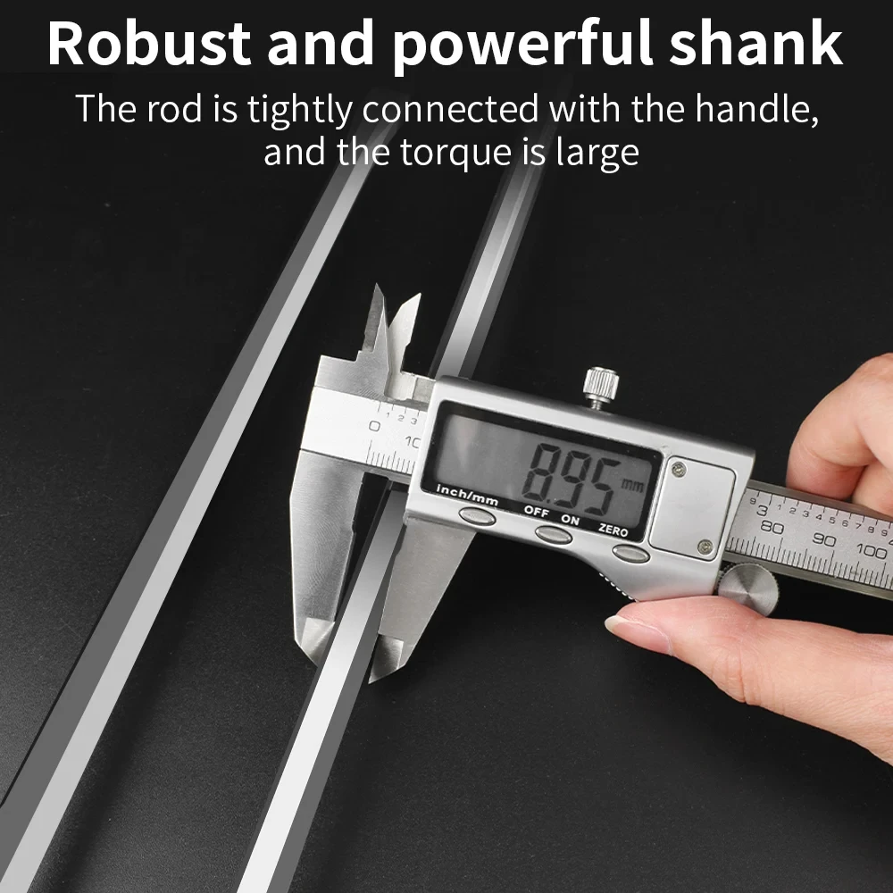 LUXIANZI-Alta Dureza Alongar Chave de Fenda, Bit Magnético para Reparação Automóvel, Ferramenta de Mão, Indústria Knock, Slotted, Phillips, Screw Driver