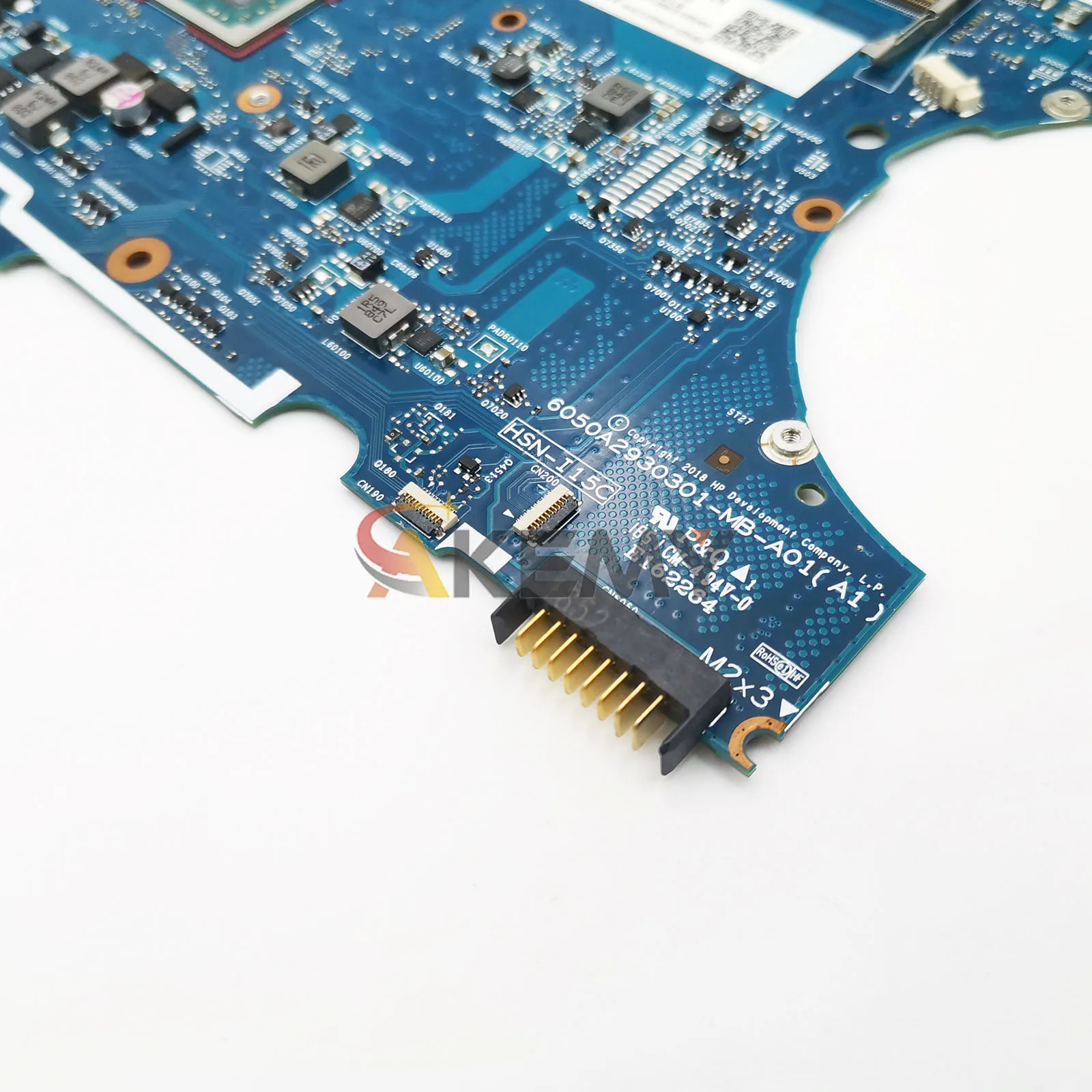 6050A2930301 Para HP ProBook 645 G4 655 G4 Laptop Placa-mãe L12801-601 L12800-601 Com R5-2500U R7-2700U CPU 100% Totalmente Testado