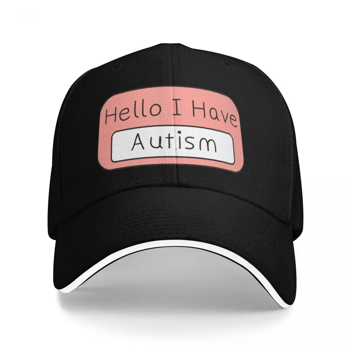 

Hello I Have Autism Baseball Cap fishing caps man derby hat Girl'S Hats Men's