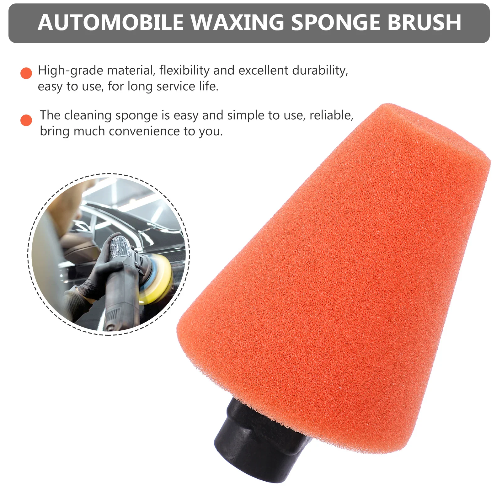

1Pcs Car Wheel Cleaning Sponge High Quality Durable Car Washing Sponge Tool Convenient Size for Wheel Polishing Cleaning