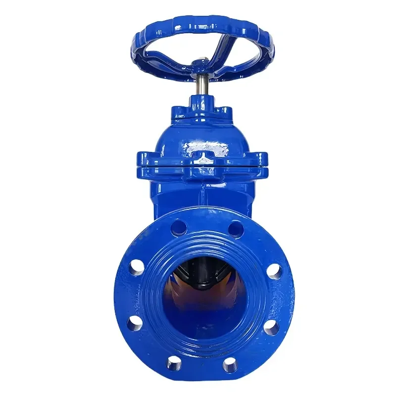 Industrial Ductile Iron Gate Valve with Handwheel Standard Water Flange Connection Heavy Duty Pipeline Control Valve for