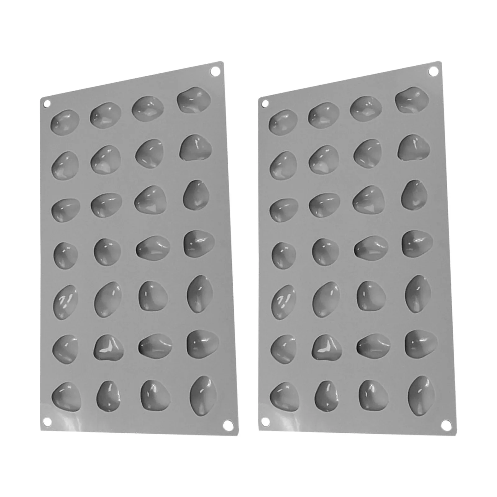 2Pcs Silicone Choco…