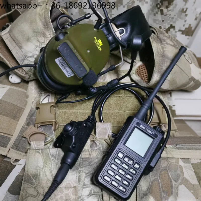 High Quality U94V2 PTT Waterproof and Silent Soft Rubber Shell, Double Plug K Head