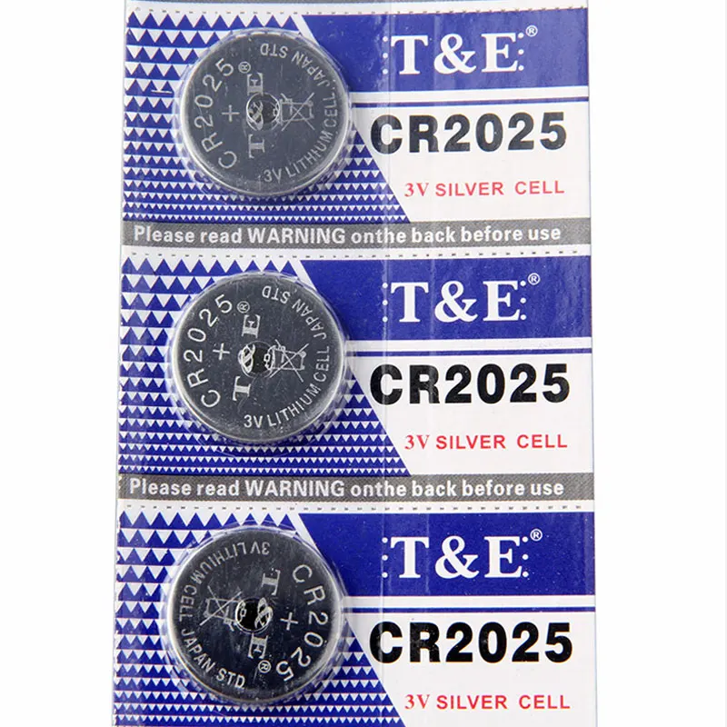 

CR2025 Lithium Battery 3V ECR2025 BR2025 DL2025 LM2025 Button Cell for Electronic Word Calculator Computer Motherboard Watch