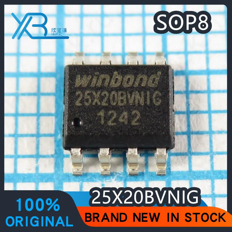 

(3/30 pieces) W25X20BVSNIG W25X20BVNIG SMD 25X20BVNIG SOP-8 New original storage chip IC spot delivery fast