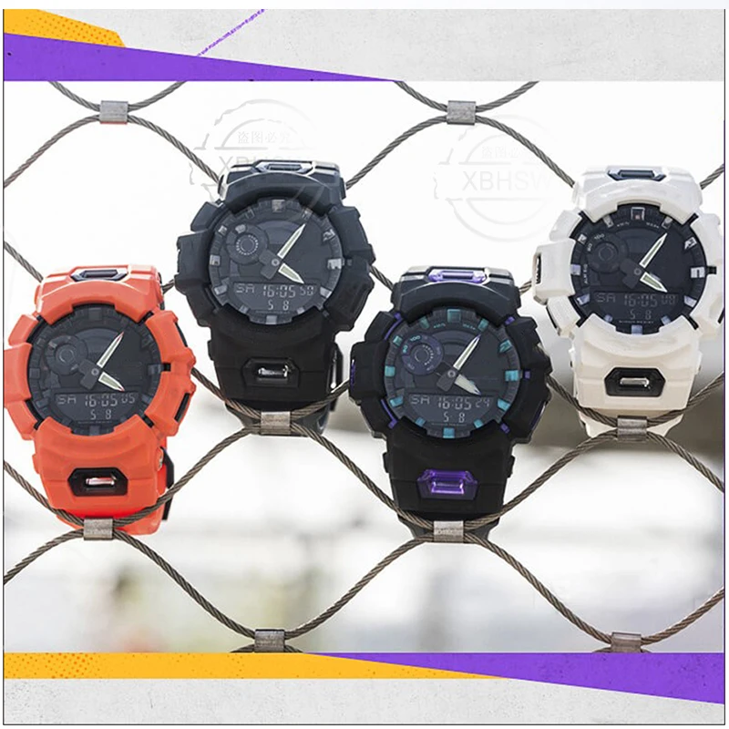 Resin Watch Band For Casio  GBA-900 Series Men's Sports Waterproof Rubber Replacement Bracelet Watch Accessories