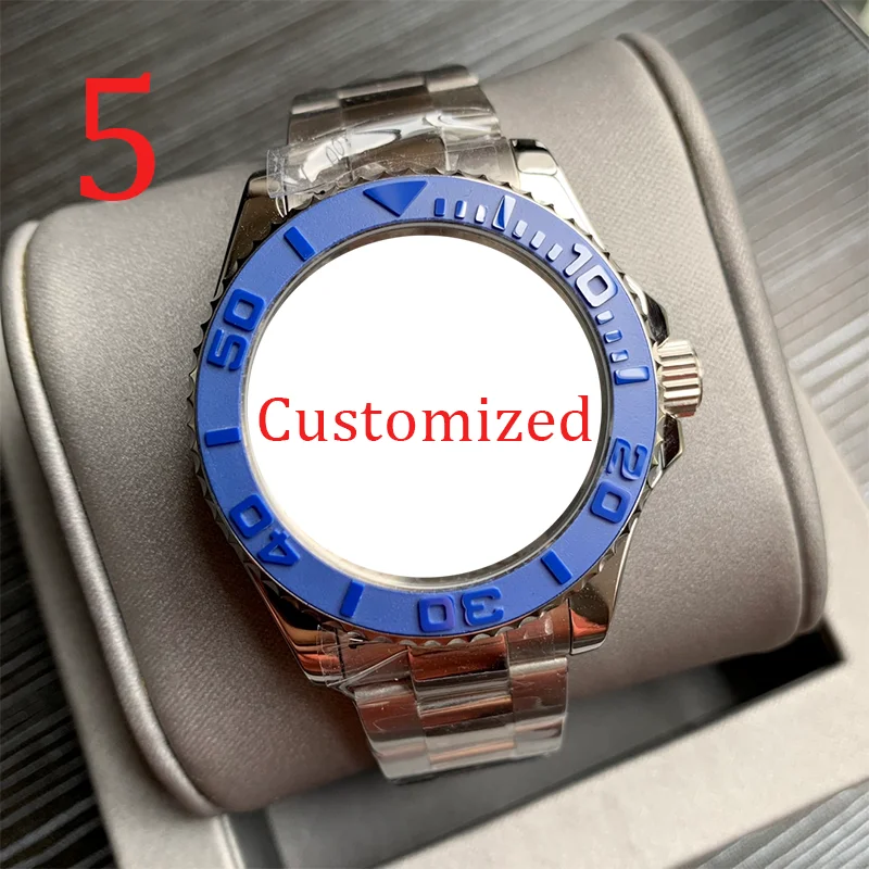 Orologio meccanico completamente automatico alla moda impermeabile da uomo nuovo Orologio da uomo subacqueo casual in gomma con cintura in acciaio può essere personalizzato
