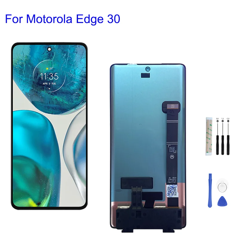 

100% Tested 6.5" For Motorola Edge 30 Moto 30 LCD Display Touch Screen Digiziter Full Assembly Replacement Parts