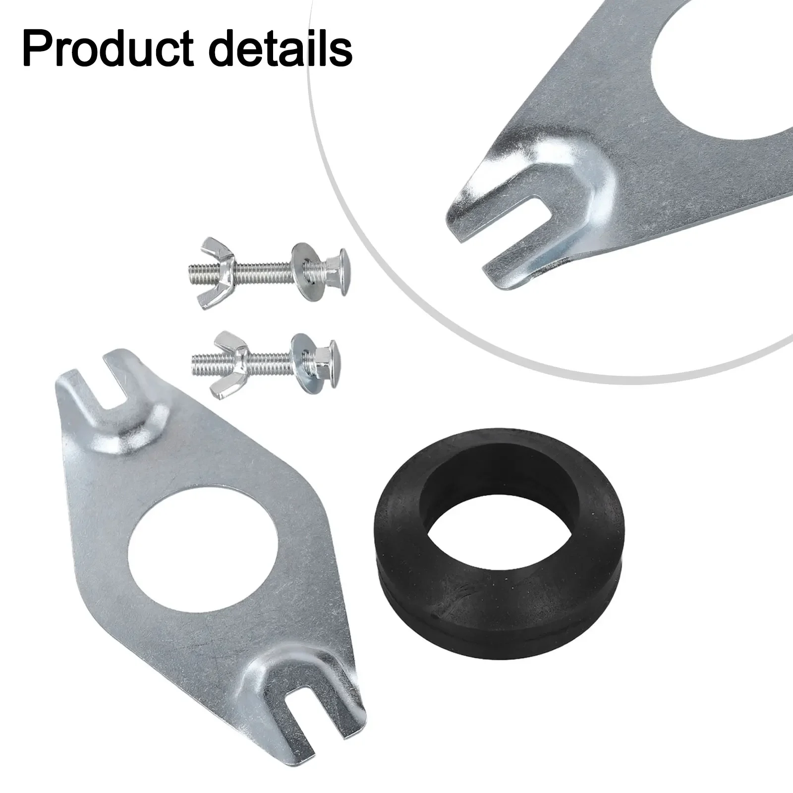 Domed Washer Metal Washers Parts Plate Donut Couple Plate Width 86mm Metal Material Close Coupling Kit For WC Toilet Pan Cistern