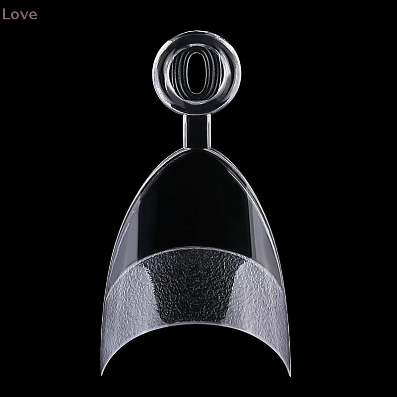 [L & P] 240 قطعة/صندوق الأظافر وهمية شبه ماتي الفرنسية اللوز الاكريليك قطرة الماء اللوز أظافر صناعية نصائح لتمديد تلميح مانيكير أداة