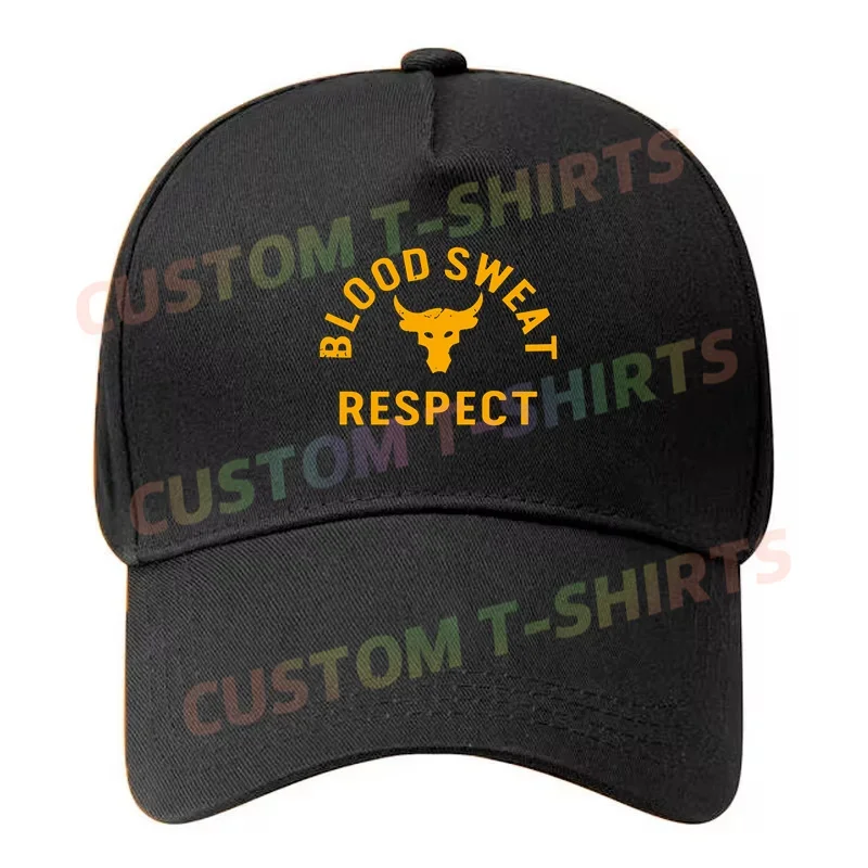 

Black Cap Blood Sweat Respect Baseball Cap Snapback Caps Casquette Hats Fitted Casual Gorras Hip Hop Dad Hats Unisex