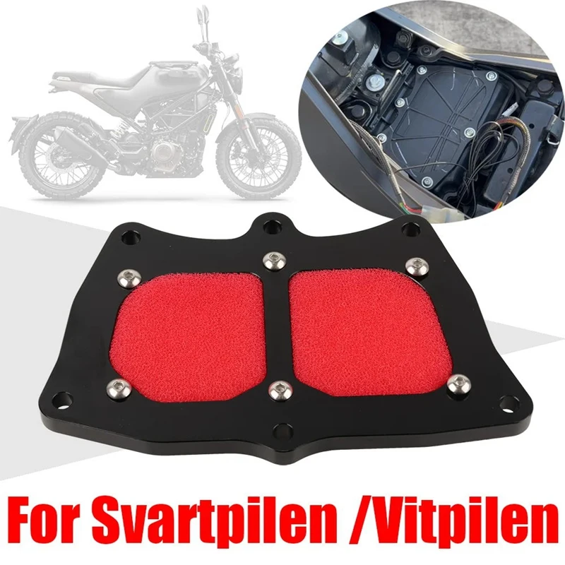 Motorcycle Accessories Intake Air Filter Cover Guard Protector For Husqvarna Svartpilen 401 250 200 125 Vitpilen 401