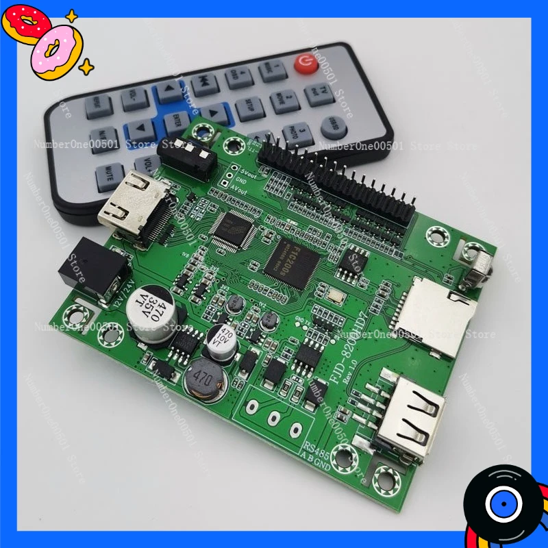 

Плата управления последовательным портом для воспроизведения видео, декодирование 1080P без потерь, HDMI, для выставочных залов, рекламы, секретных комнат, MP5