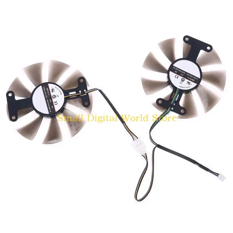 77UB 2x 85 мм PLD10015B12H 0,55A RX580 RX590 для PowerColor Dataland Radeon RX 580 590