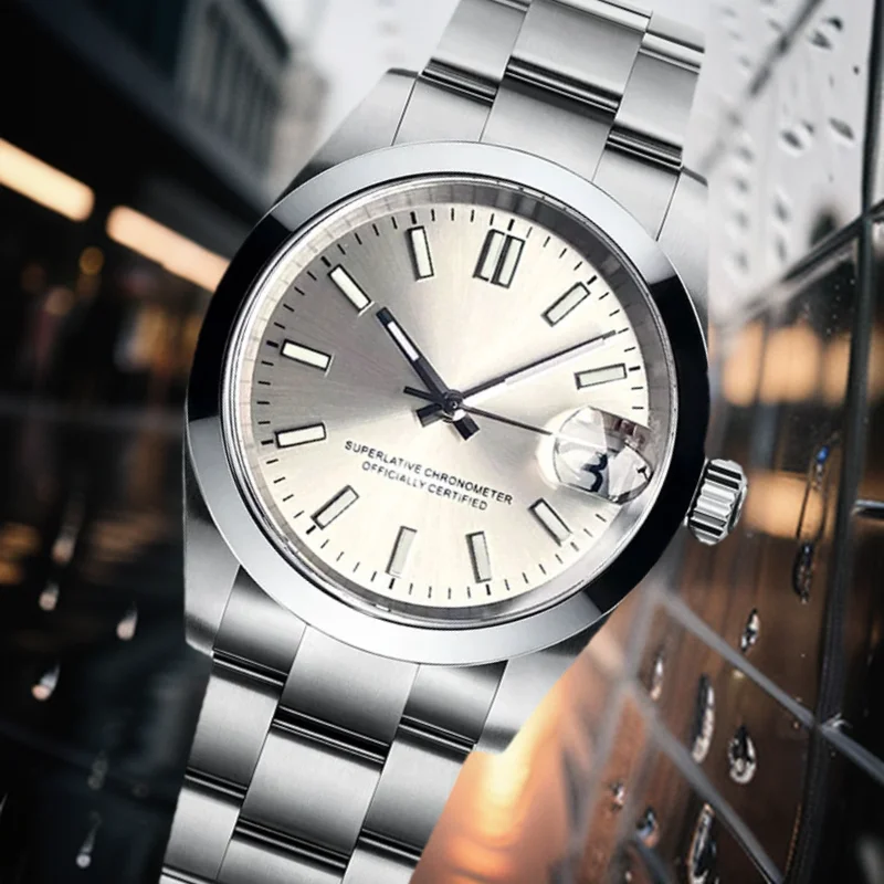 

NH35A Watch Business Luxury Automatic Watch for Men Mechanical Movement Classic Sapphire Sterile Dial 36/39mm 316L Steel