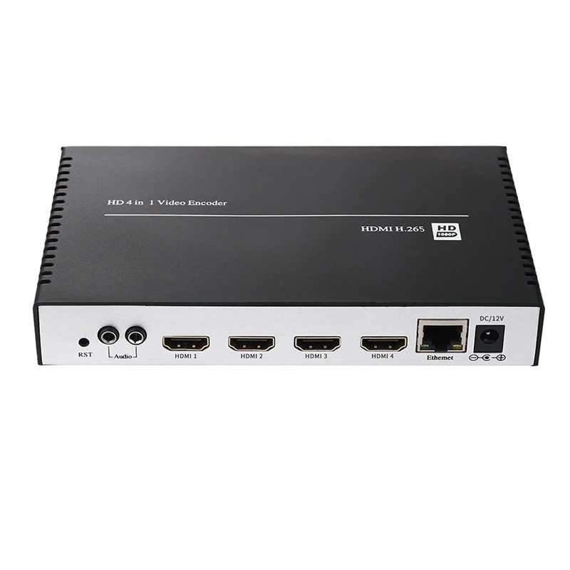 

H265 4 Channel HDMI to RSTP converter, HDMI TS Encoder in Web Page Video Streaming