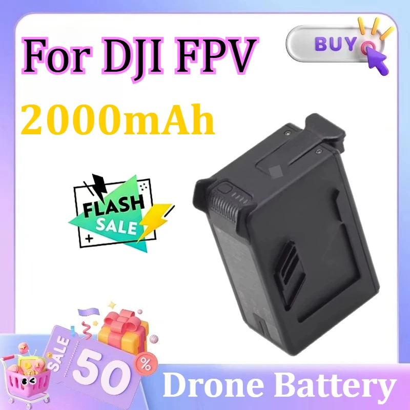 Intelligent Flight Battery 2000mAh Up To 20 Minutes Light Time 295 G for DJI FPV Drone